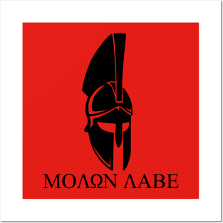 Mod.5 Molon Labe Greek Spartan Posters and Art